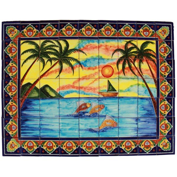 Mexican Talavera Mural Playa Velero